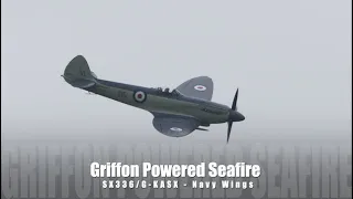 Griffon Powered Seafire - SX336/G-KASX - Navy Wings