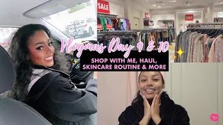 VLOGMAS DAY 9 & 10: Shopping, Nighttime Skincare Routine & More! #girlyvlogs #glammas