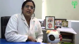 Dr. Sunita Lulla Gur speaks on Spring catarrh at Icare eye hospital, Noida.