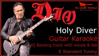 Dio - Holy Diver (HQ Backing Track with vocals & tab)