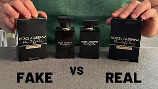 Fake vs Real Dolce & Gabbana The Only One Intense EDP Perfume 100 ml