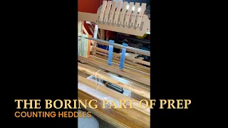 Warping Part 1: Counting Heddles on the Table Loom