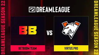 BetBoom Team проти Virtus.pro | Гра 2 | DreamLeague Season 22 - Group A