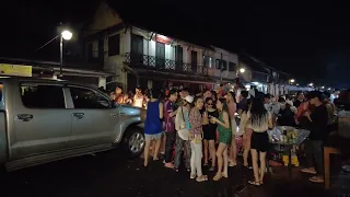 Laos new year 2022 | luangprabang Pi Mai 2022 celebration non stop live video | party today