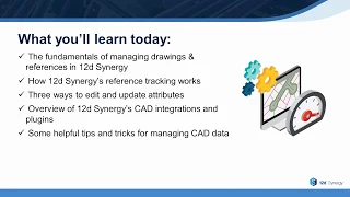 How to Manage CAD Data with 12d Synergy - Training Webinar Series