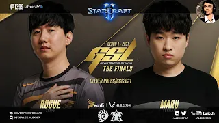 ИСТОРИЧЕСКИЙ ФИНАЛ | GSL 2021 Season 1 FINAL: Rogue vs Maru - Корейский StarCraft 2 c Alex007 и kaby