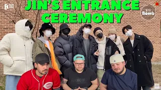 [BANGTAN BOMB] Jin’s Entrance Ceremony with BTS REACTION