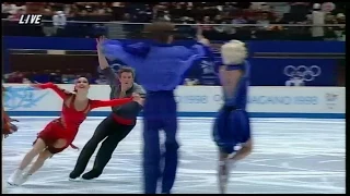 [HD] Free Dance Group 5 Warming Up - 1998 Nagano Olympics - Grishuk, Platov, Krylova, Anissina...