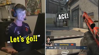 DEVICE CLEARS BANANA WITH AN AWP AGAINTS ENCE!! JAMYOUNG CRAZY DESERT EAGLE ACE!! Twitch Recap CSGO