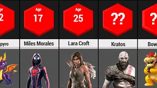 Video Game Characters Age Comparison | Fictional Character Age Comparison