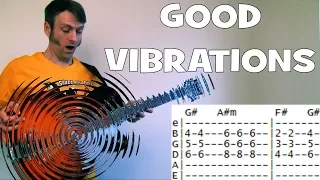 Good Vibrations by Marky Mark and the Funky Bunch Guitar Chords Lesson & Tab Tutorial with BASS Tabs