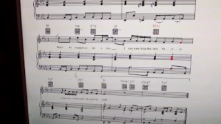 Christmas Music   "Cold December Night"   Michael Buble version   Piano Karaoke