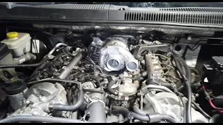 Jeep Grand Cherokee замена турбины БЕЗ снятия двигателя Turbo replacement without engine removal