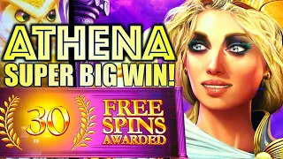 ★SUPER BIG WIN!★ HUGE!! 30 FREE SPINS!🦉 ATHENA UNLEASHED ($6 MAX BET) Slot Machine (SG)