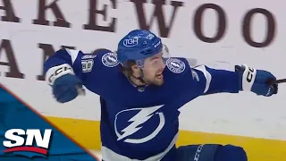 Lightning's Brandon Hagel And Anthony Cirelli Link Up For Hardworking Goal vs. Avalanche