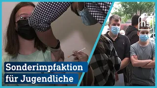 Corona-Impfaktion in Erzhausen | hessenschau