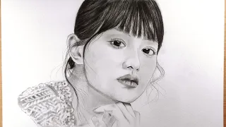 Korean actress Kim ji-won portrait ll FANCY pencil ll
