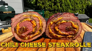 CHILI CHEESE STEAKROLLE - SO macht Hüftsteak vom Grill noch mehr Spaß