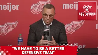 “We have to be a better defensive team.” Yzerman & Lalonde speak to success & failure