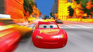 GTA 4 Crazy Lightning McQueen Car Crashes Compilation Ep. 36 | GTA IV Movie Car Mod Crashes