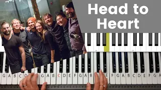 Head to Heart by United Pursuit Free Piano Tutorial