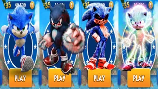 Sonic Dash - Movie Sonic vs Werehog EXE vs Sonic EXE vs Movie Hyper Sonic All Characters Unlocked