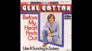 BEST KARAOKE Before My Heart Finds Out - Gene Cotton