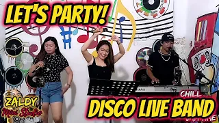 LET'S PARTY! DISCO LIVE BAND - SABEL, REA & WILBERT JAM AT ZALDY MINI STUDIO