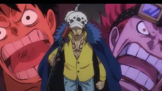 Worst Generation Funny Moments Luffy, Law and Kid vs Beast Pirates #onepiece #luffy #law #kid #anime