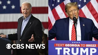 Biden, Trump trade barbs at dueling Georgia rallies