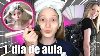 ARRUME-SE COMIGO PARA O PRIMEIRO DIA DE AULA! | zabetta macarini