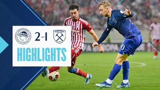 Olympiacos F.C. 2-1 West Ham | UEFA Europa League Highlights