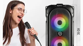 Unleash the Party Vibes with pTron Fusion Party 40W Karaoke Bluetooth Speaker - Full Review!