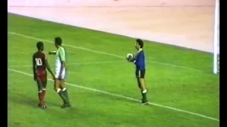 ALGERIE vs SENEGAL  2-0 le 28/8/1983  (1ère mi-temps)