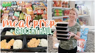 WEEKLY MEAL PREP WITH ME | GROCERY HAUL AND MEAL PLAN | FRIDGE AND PANTRY RESTOCK