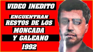 PABLO ESCOBAR VIDEO INEDITO Los hermanos MONCADA Y GALEANO Encuentran sus restros en la catedral1992