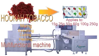 Hookah tobacco packaging machine | shisha molasses packing machine | tobacco molasses packaging line