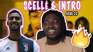 FRENCH RAP REACTION ft. ASHE 22 - SCELLÉ (FEAT. FREEZE CORLEONE) & INTRO | KING DEMI