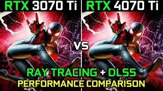 RTX 3070 Ti vs RTX 4070 Ti | Ray Tracing & DLSS Performance Comparison | 2023