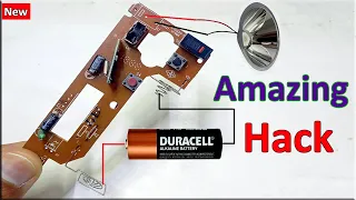 Wireless Mouse Amazing Hack, 1.5v Wireless Mouse Hacked into Flashlight, Wireless Mouse Repair