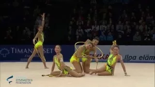 Japan Hoops and Clubs - Rhythmic Gymnastics World Cup 2016 Espoo