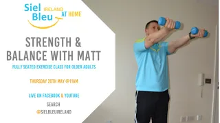 Strength & Balance Exercise Class for Older Adults with Matt | Siel Bleu Ireland