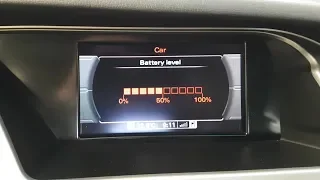 Audi A4 B8 - How to add battery gauge information display