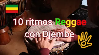 12 ritmos REGGAE con DJEMBE