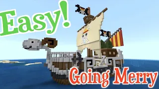 I made the Going Merry with Minecraft. How to make the Going Merry.