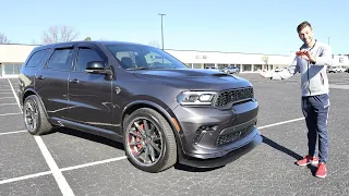 NEW Dodge Durango SRT Hellcat: POV Start Up, Test Drive, Walkaround and Review