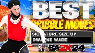 BEST DRIBBLE MOVES for ALL BUILDS IN NBA 2K24 (SEASON 4) - FASTEST DRIBBLE MOVES + COMBOS 2K24!