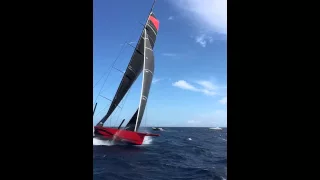 Comanche sailing yacht at Perini Cup 2015