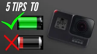 Tips on How to Save Battery Life for GoPro Hero 7 Black and other GoPro Models