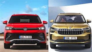 NEW Volkswagen TIGUAN 2024 vs NEW Skoda KODIAQ 2024 - INTERIOR comparison